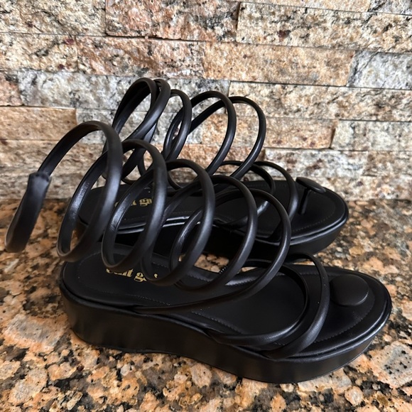 Cult Gaia Alba platform sandal black - Picture 8 of 10